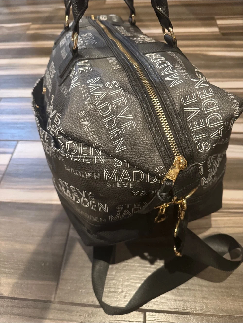 Steve Madden Black  Travel Duffel